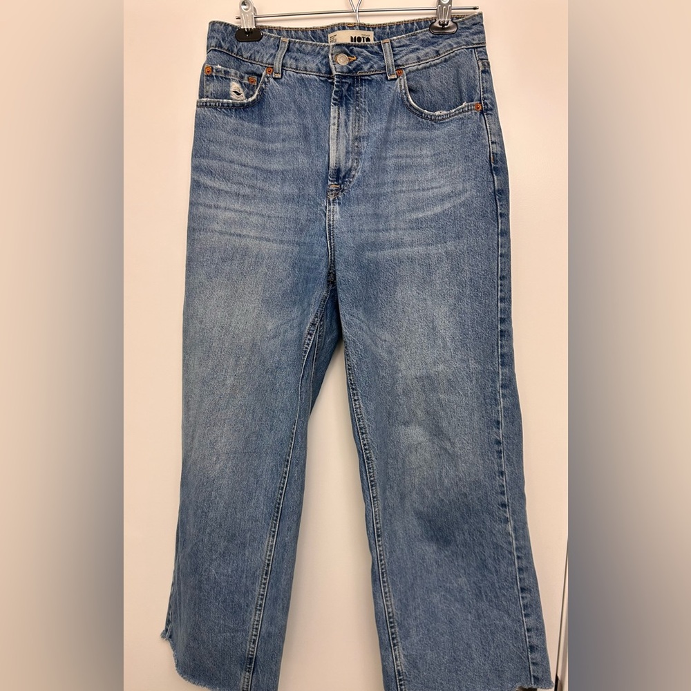 Topshop cropped denim